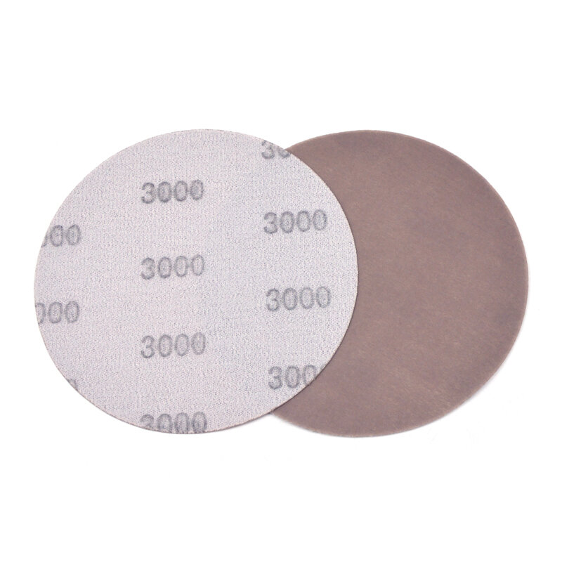 10PCS 3 inch 75 mm FV Film Superfine Sanding Discs 600~5000 Grit Soft Waterproof Sandpaper for Wet/Dry Polish Automotive Paint