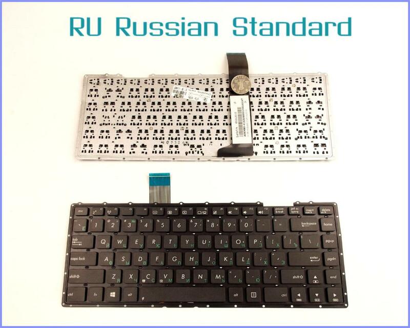 Keyboard Versi RU Rusia untuk Laptop ASUS ASX MP-11L93US-920 X401EI235A ASX AEXJ1U00010 Tanpa Bingkai