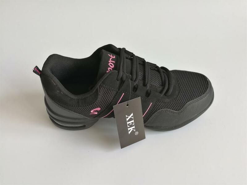 2021 caratteristiche sportive suola morbida scarpe da ballo per il respiro Sneakers per donna scarpe da ginnastica danza moderna Jazz primavera sneaker regalo gratuito