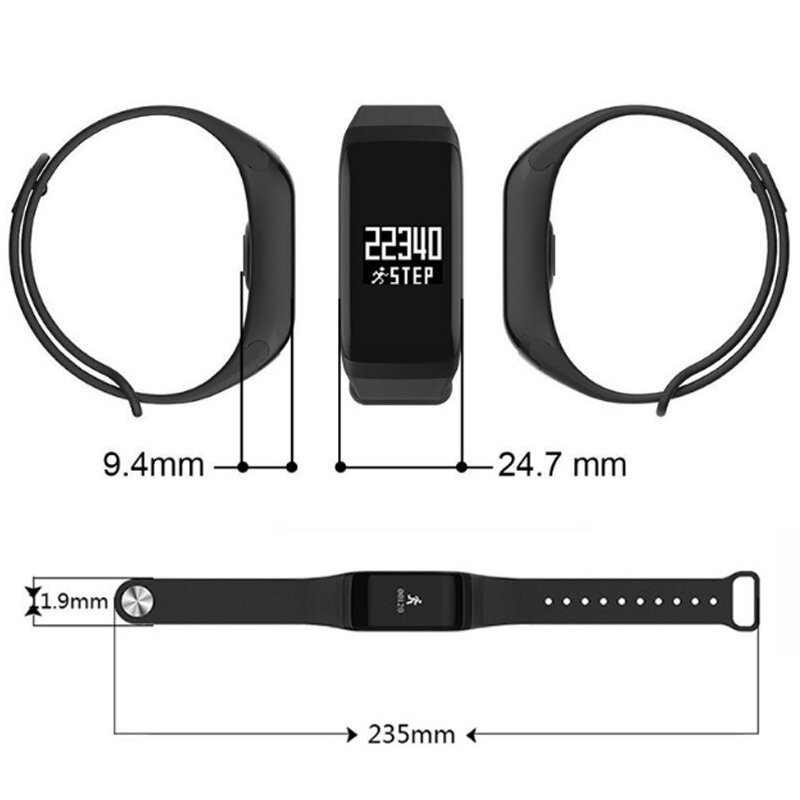 Reloj inteligente Wearpai F1 para hombre IP67 impermeable multimodo deportivo Monitor de ritmo cardíaco presión arterial salud Fitness Tracker Watch