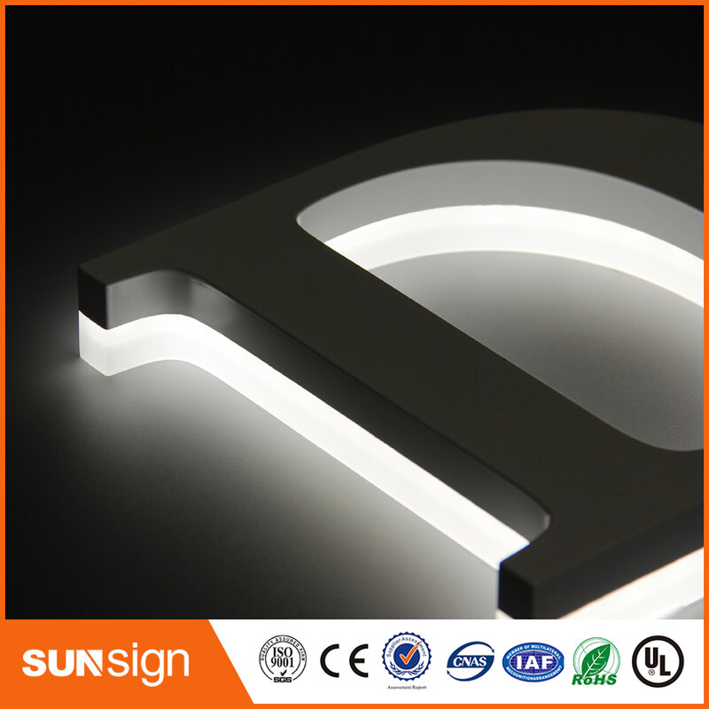 wholesale decorative acrylic LED letters light