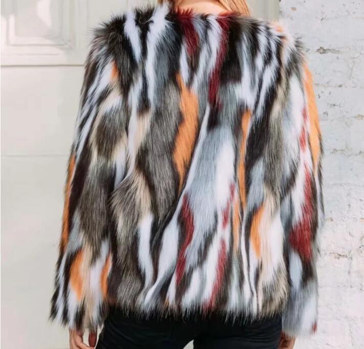 Inverno Mulheres Curto Faux Fur Casaco 2022 Moda Jaqueta Peludo Casuais Casaco Solto Manga Longa Quente Outerwear