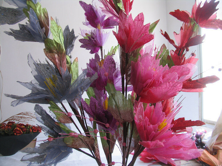 [스페셜] 하이 브랜치 시뮬레이션 꽃 장식 꽃 흩어진 파우더 C 프로모션 회원 전용