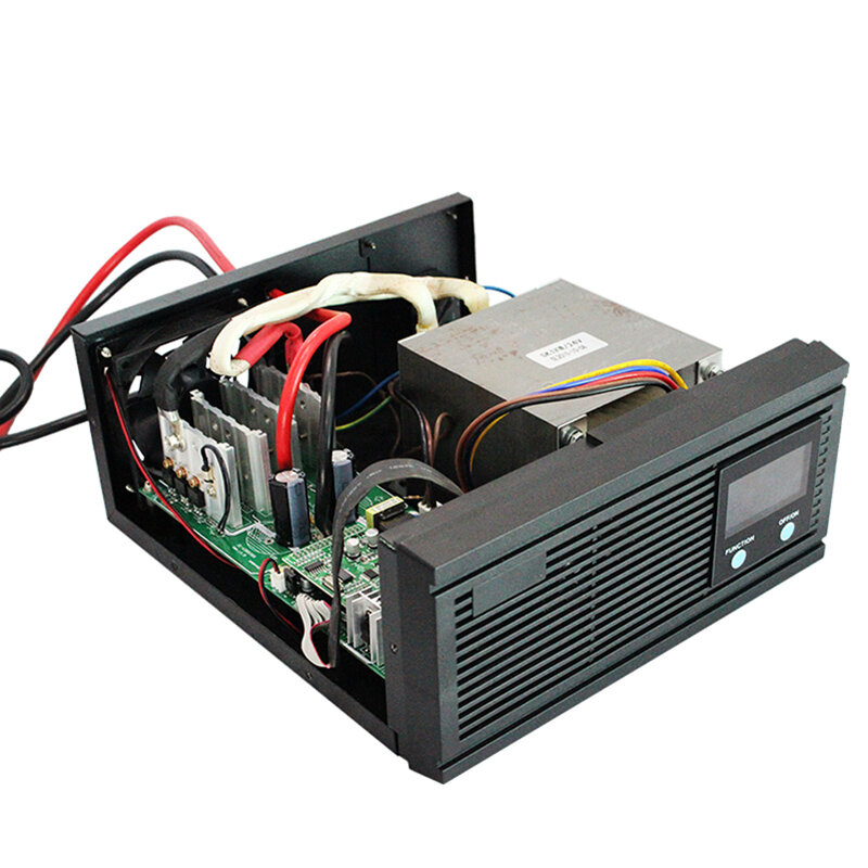 Inversor de potencia de 800VA, 640W, sistema inversor doméstico de 85-275VAC, entrada de 110V, 220V, 230V, salida de onda sinusoidal pura con batería de 12V y 24V