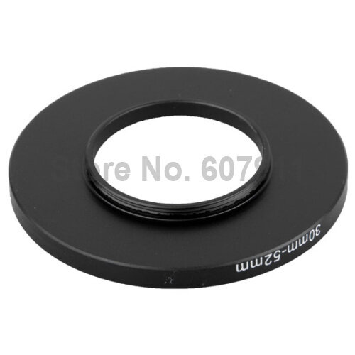 Adaptador de lente de anel de metal, filtro de 30mm a 52mm para câmera de 52mm, 1 peça