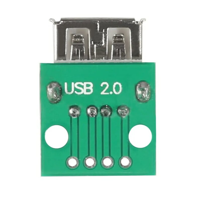 Adaptateur de carte PCB Type A femelle USB à DIP 2.54MM, convertisseur pour connecteur de carte PCB Arduino, 10 pièces