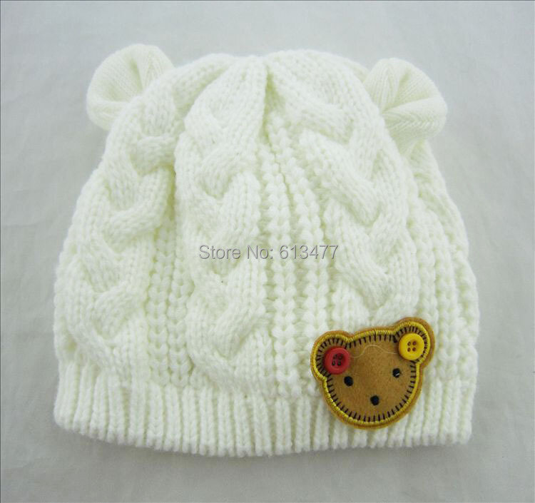Winter Keep warm cappelli lavorati a maglia per ragazzo/ragazza/kit set di cappelli, sciarpe, berretti per neonati bug/bee beanine per chilld 5 pz/lotto MC02