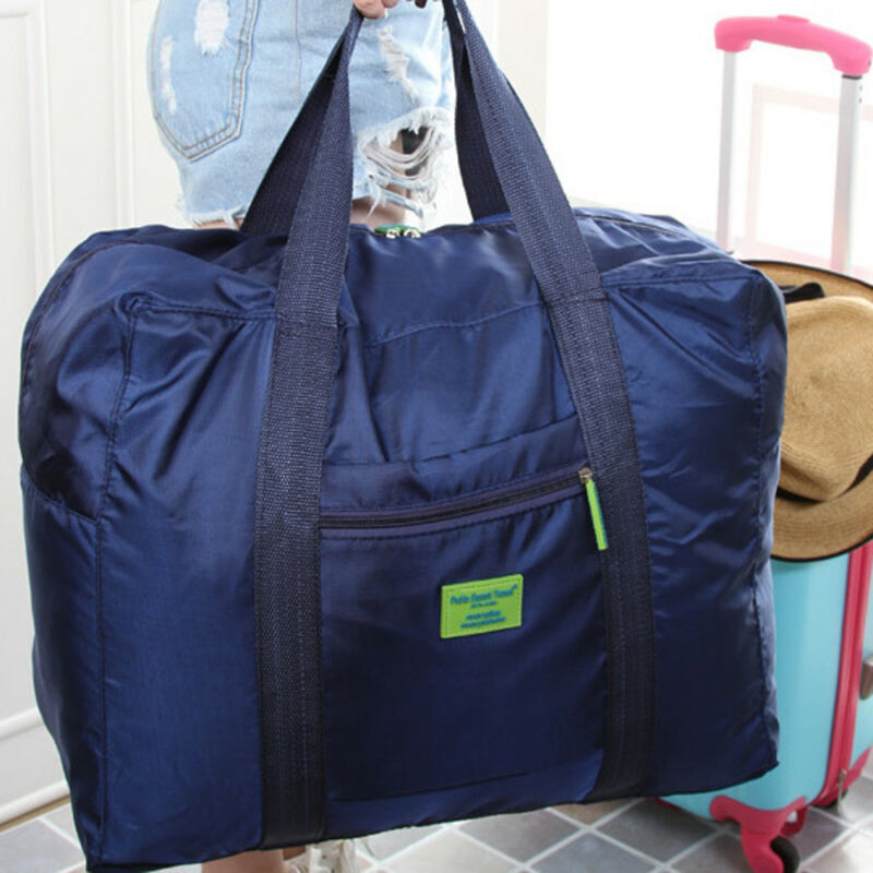 Waterproof Nylon Family Travel Bags Women Men Large Capacity Folding Duffle Bag Organizer Packing Cubes Luggage Camp Weekend Bag