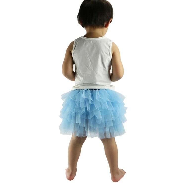 Wennikids Baby Girl cukierki kolor w połowie długości Tulle Tutu spódnica do tańca słodkie stałe kolor moda pettiskrit 3-8 lat