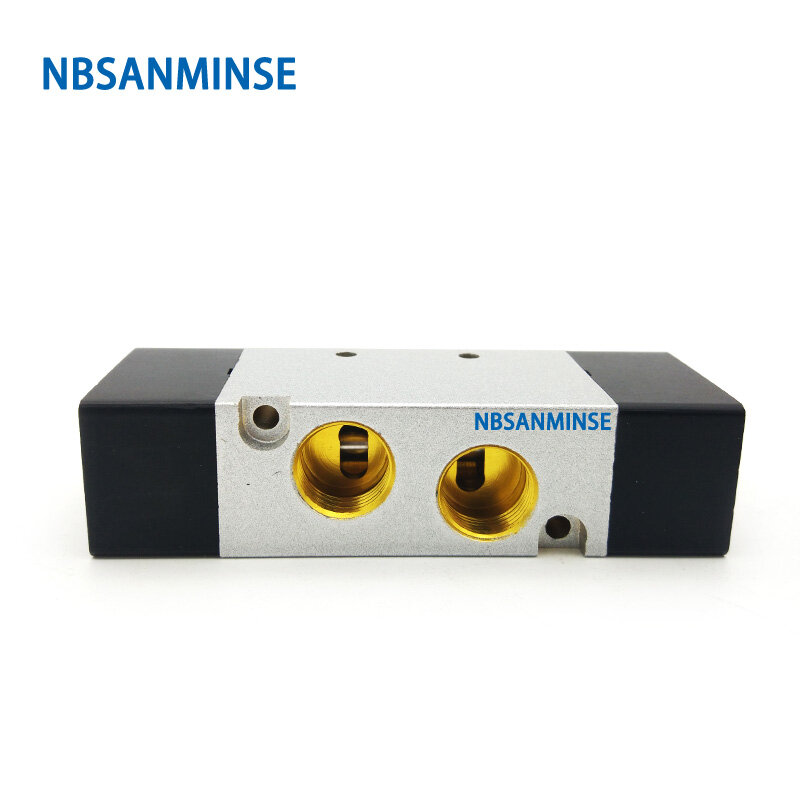 NBSANMINSE 4A310 4A320 4A330 G1/4 3/8 공압 제어 공기 밸브 AIRTAC 유형 두 위치 다섯 방향 세 위치 다섯 방향