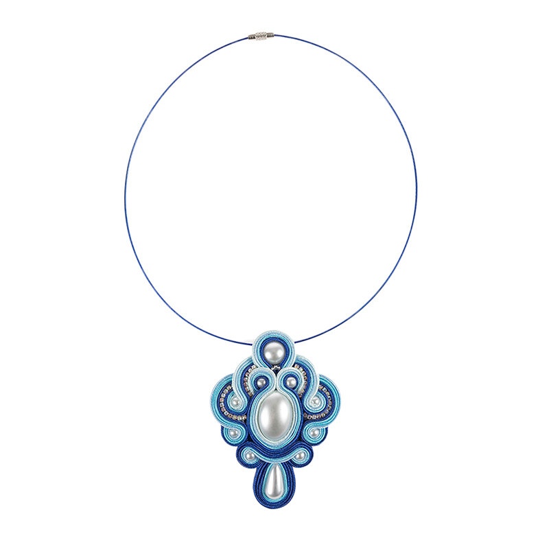KPacTa mode pendentif collier Vintage Soutache à la main tissage ethnique bijoux femmes fille de mariage bijoux offre spéciale cadeaux