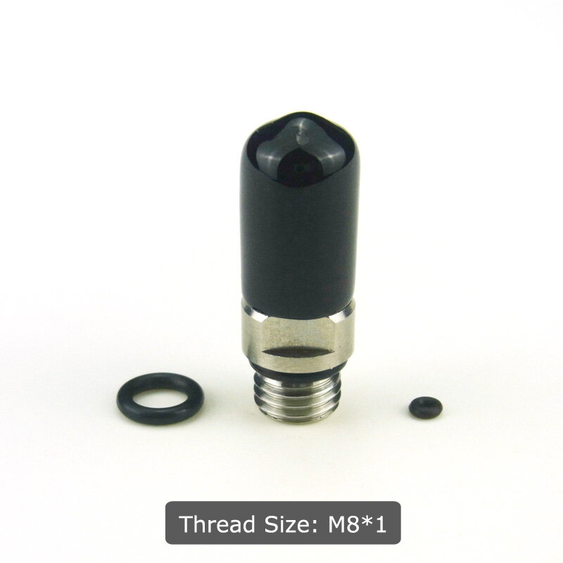 Новая быстрая штепсельная вилка 8 мм с односторонним обратным клапаном фокусная насадка из нержавеющей стали M8 * 1 резьба для клапана регулятора воздушного бака