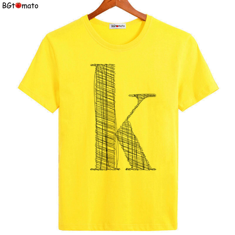 Художественные футболки BGtomato с рисунком карандаша, модная рубашка king, футболка the big K, Мужская Оригинальная футболка в стиле хип-хоп, мужские футболки