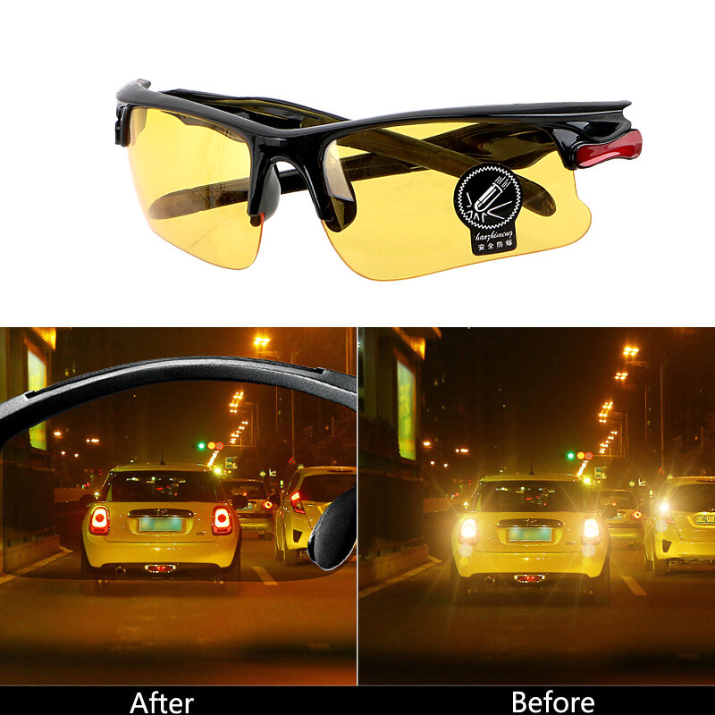 Dust-Proof Polarizer Car Drivers Night Vision Goggles Sunglasses For peugeot 308 kia sorento rav4 hyundai ix25 mitsubishi asx
