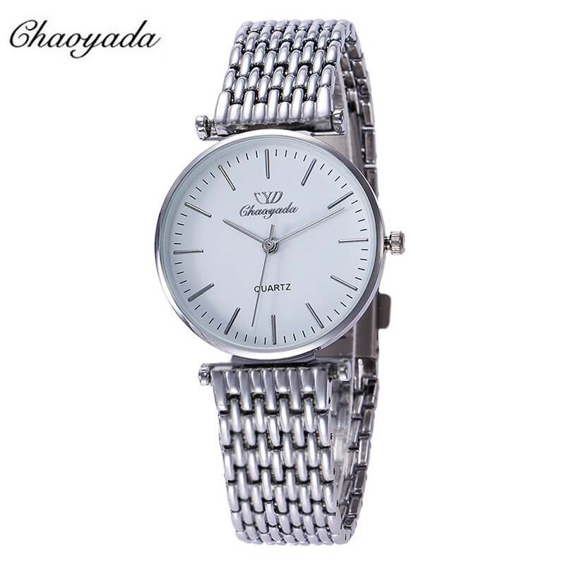 New Top Luxury Brand Women Watches Fashion Simple Silver Watch Women Waterproof Quartz Wristwatch Ladies Watch Relogio Feminino