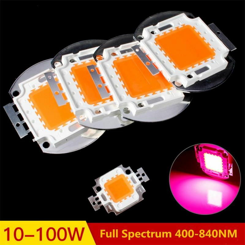 High Power LED Chip Volledige Spectrum Licht Groeien Lamp 10W 20W 30W 50W 100W 380nm -840nm COB Kralen voor Indoor Plant Groei