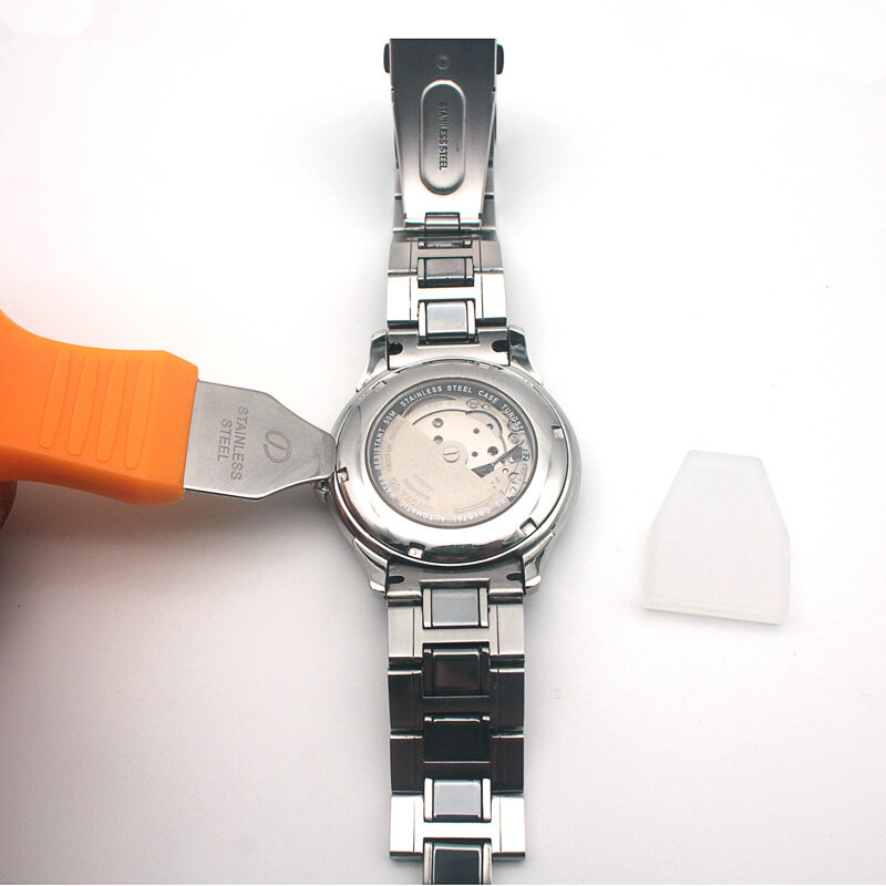 Outils de montre Kit d'outils de réparation de montre ensemble ouvre-montre lien outils de dissolvant de barre de ressort jeu de tournevis broches de lien chiffon de nettoyage