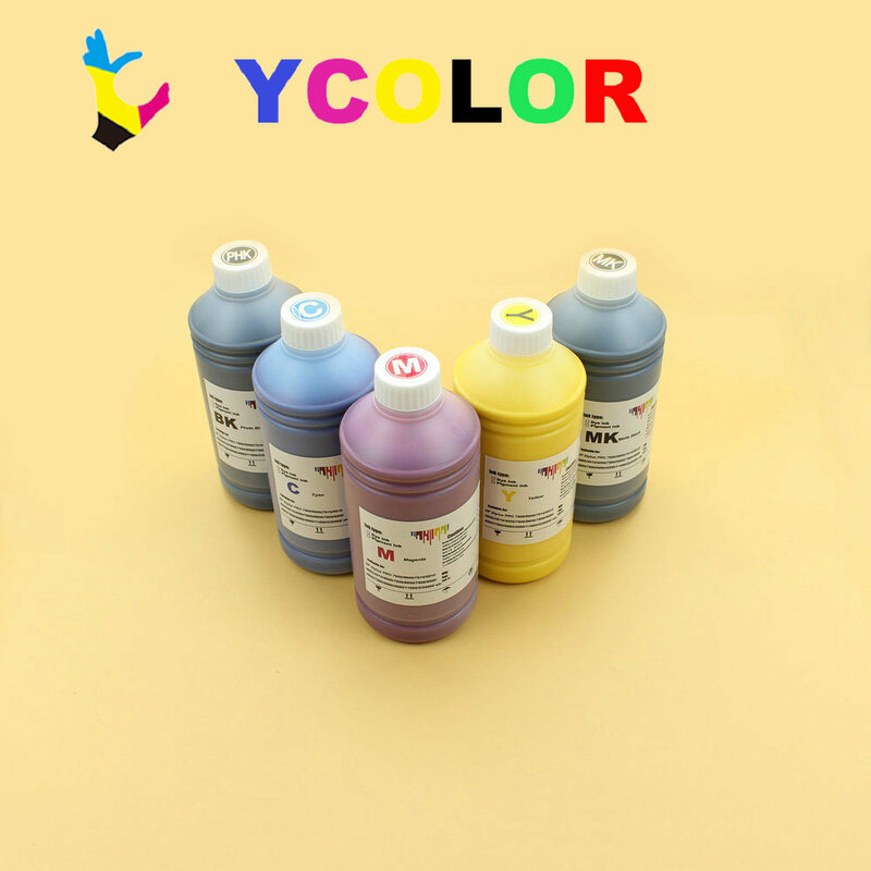 BK CM Y MK 1000ml/bottle pigment ink for Epson Stylus pro 7700 7710 9700 9710 Waterproof ink