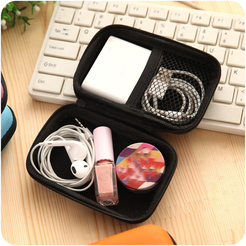 eTya New Portable Travel Electronic SD Card USB Cable Earphone Phone Charger Accessories Bags for Phone Data Organizer Bag Case