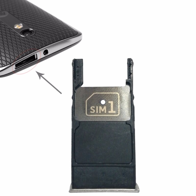 NEUE SIM Karten-behälter + Micro SD Karte Tray für Motorola Moto X Stil/XT1575