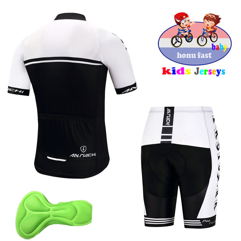2023 children cycling clothing Breathable Road Mountain MTB Bicycle Clothes summer boy Short Sleeve Cycling Jersey Sets