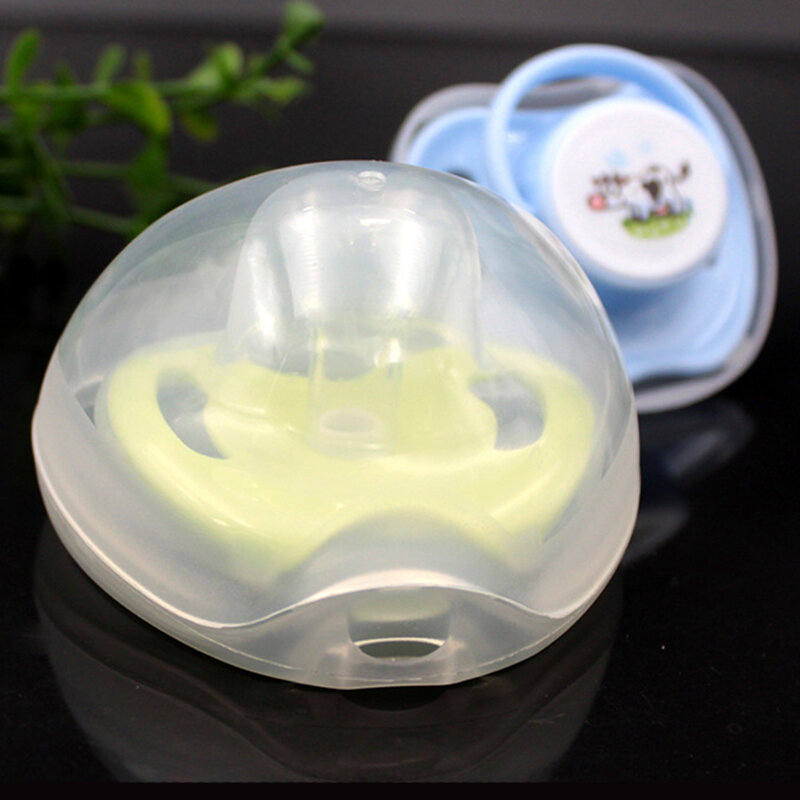 Portable Baby Pacifier Nipple Box Nipple Shield Case Infant Dustproof Pacifier Storage Box Pacifier Holder Pacifier Cradle Case