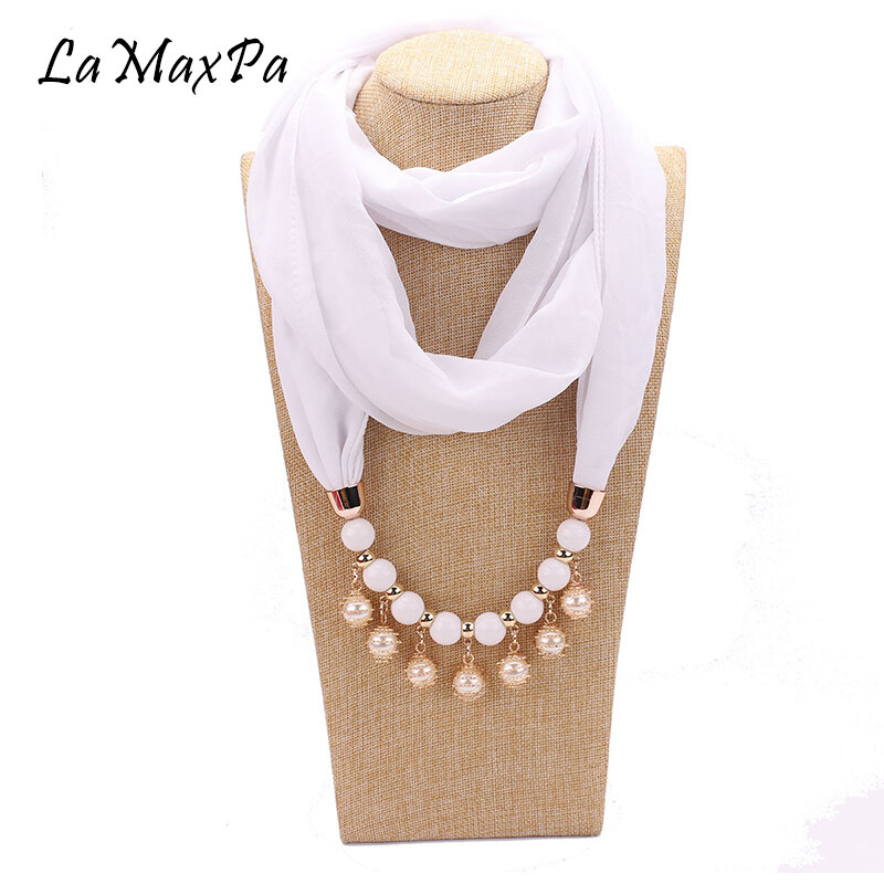 LaMaxPa-Hijab de liontina para Mujer, Colgante de joyería, Bufanda, Frau, chales