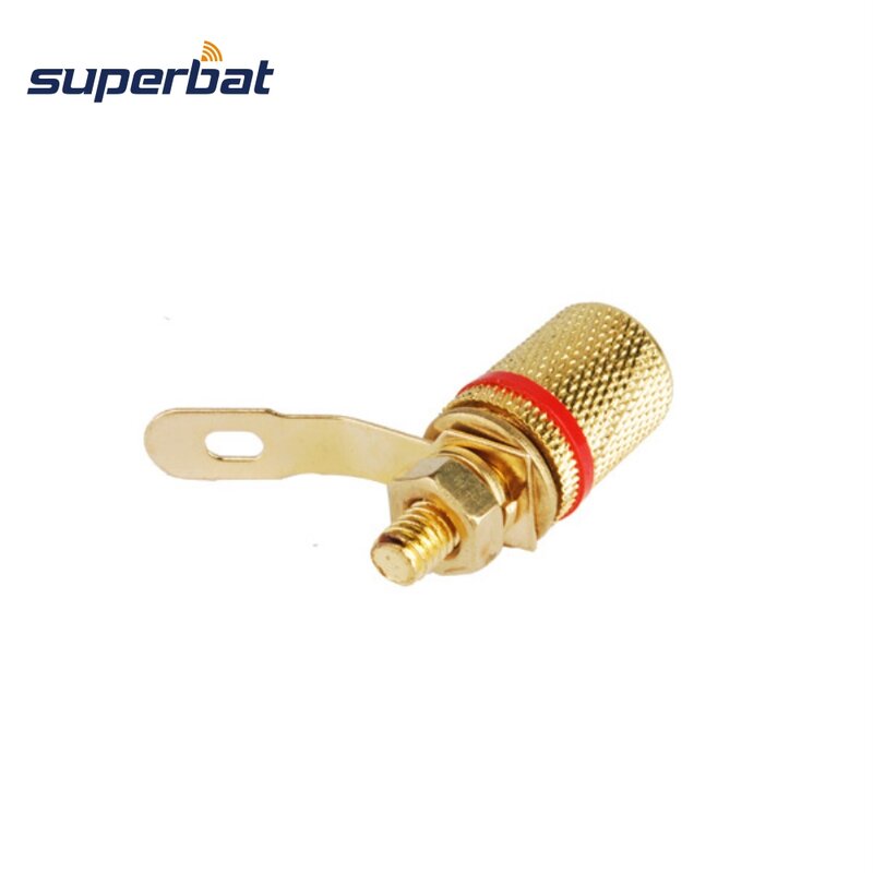 Superbat Gold Premium Speaker Binding Post per amplificatore per altoparlanti spine a Banana CCTV all DC