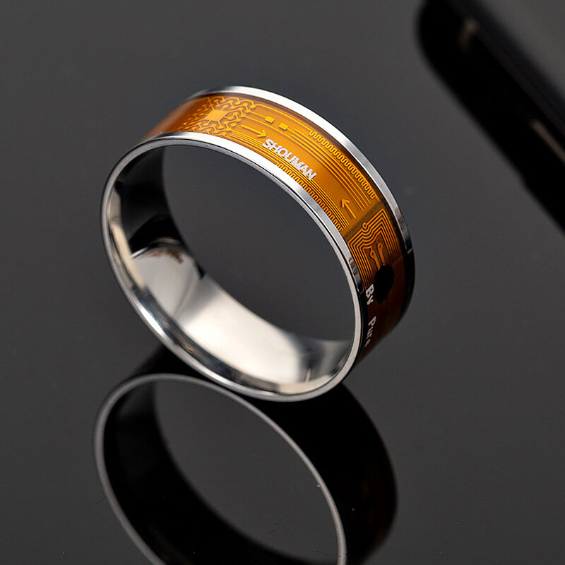 Многофункциональное кольцо унисекс из нержавеющей стали с NFC и умным чипом, интеллектуальное кольцо для пары пальцев, цифровые кольца, ювелирные аксессуары