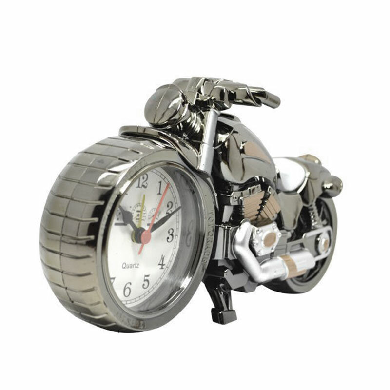 Motorcycle Alarm Clock Shape Creative Retro Gifts Upscale Furnishings Boutique Home Decorator