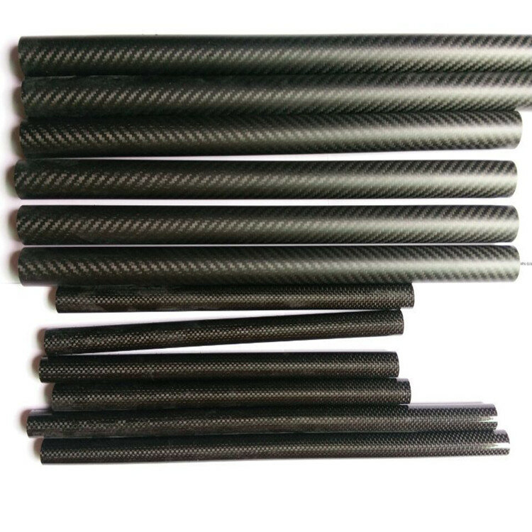 30*27*1000 mm 3K Processing Carbon Fiber Roll Tube for RC Airplane