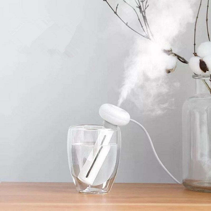 Wit Demontabel Luchtbevochtiger kantoor thuis draagbare USB auto aroma diffuser verstuiver ultrasone stoom luchtbevochtiger diffuser