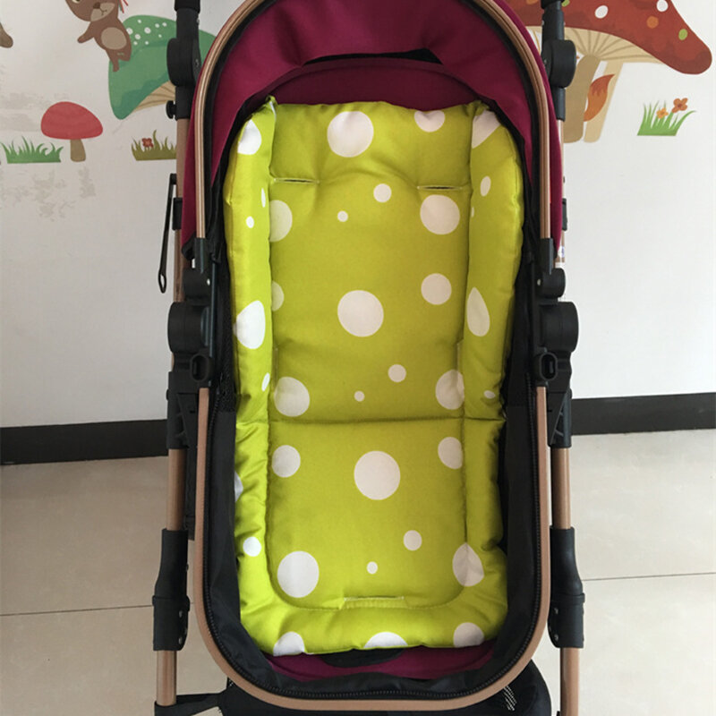 Almofada de algodão para carrinho de bebê, tapete com design ponto, para carrinho de bebê, carrinho, assento de carro, colchão, download gratuito