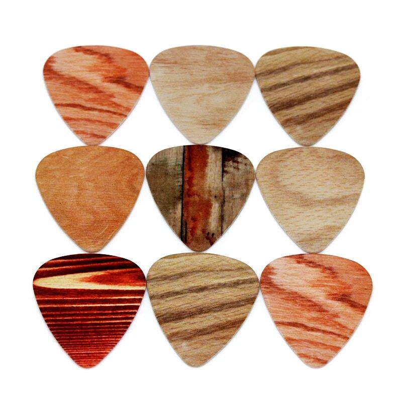 SOACH 10 قطعة أحدث الخشب الحبوب الغيتار يختار سمك 0.71 مللي متر الغيتار حزام الغيتار stringsThickness 0.46 مللي متر سمك 1.00 مللي متر