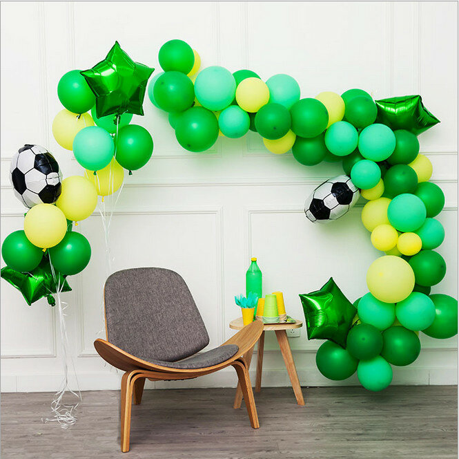 30pcs 10 Inch Mix Latex Balloons Dark Green And White Balloons For Dinosaur Party Kids Birthday Party Decorations Christmas Deco