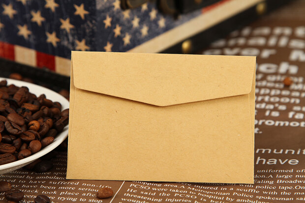 Xxc658 cor em branco envelopes 100x70mm cartão de banco envelopes 120gms cartões mini envelopes 100 peças