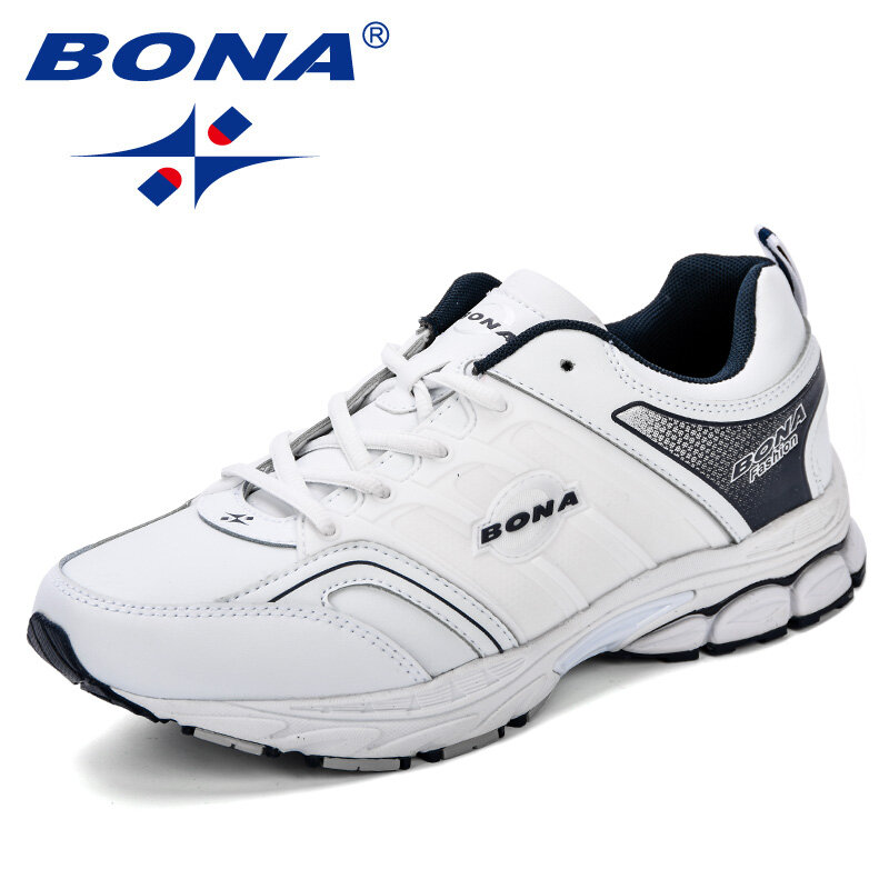BONA – Chaussures classiques en microfibre et respirantes pour homme, baskets décontractées d'extérieur à lacets plats, à la mode, livraison gratuite