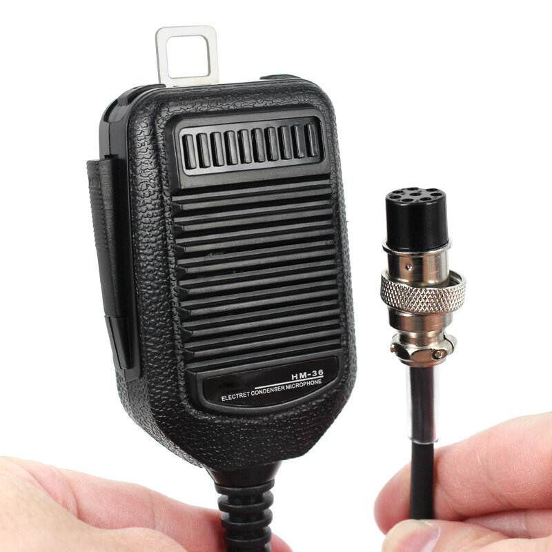 Microfono a 8 Pin HM-36 Mic per ICOM HM36 IC-718 IC-775 IC-7200 IC-7600 IC-25 IC-28 IC-38 autoradio Walkie Talkie Mobile