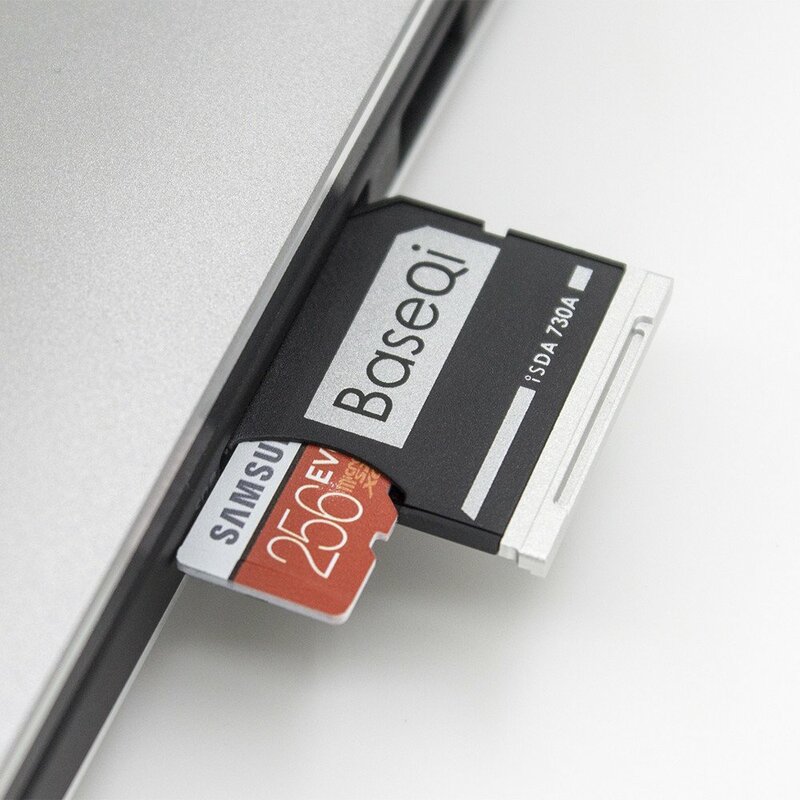 Baseqi Adaptador de tarjeta Micro sd para Dell XPS 13 ''/Dell 9350/9343/9360, de aluminio, modelo 731A