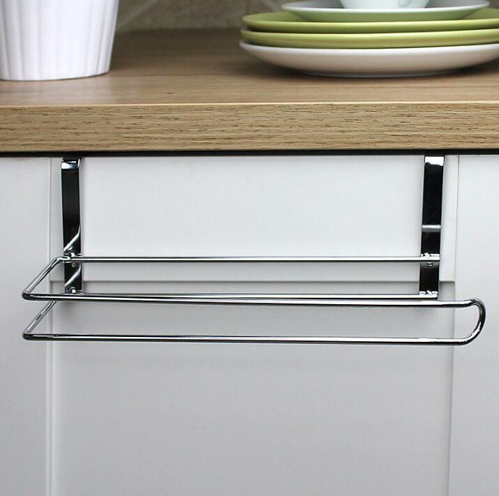 2019 nuevo de alta calidad para el hogar rollo de baño bajo soporte estante de papel inoxidable Toalla de acero gabinete de cocina accesorios de almacenamiento