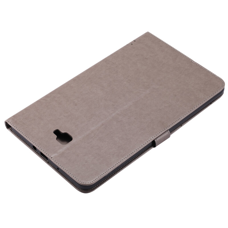 Mignon chat arbre en relief en cuir portefeuille aimant Flip housse étui tablette Coque Funda pour Samsung Galaxy Tab A6 10.1 SM-T580 T585 2016