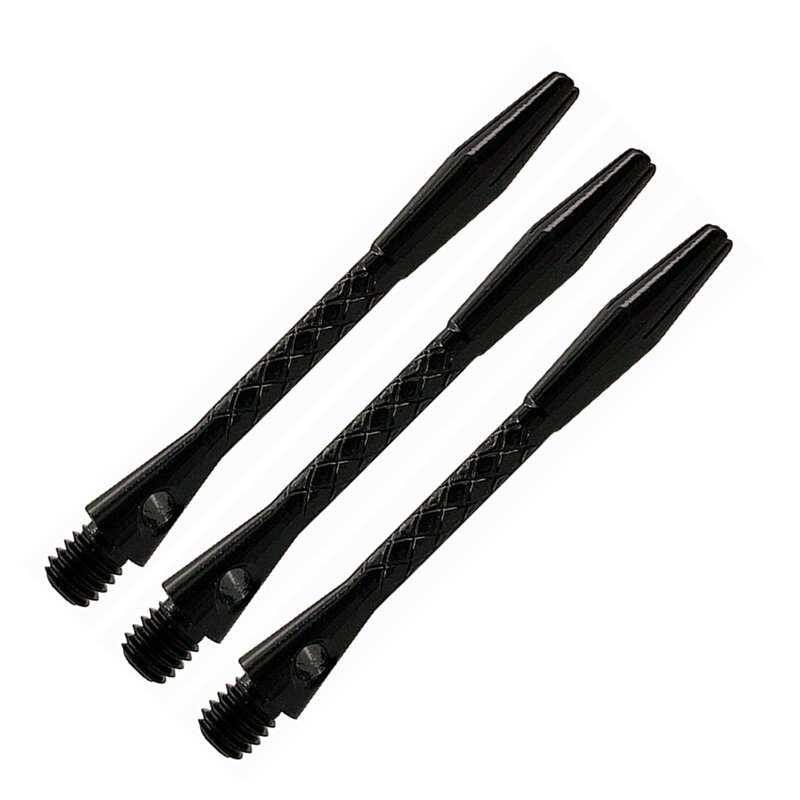 Yernea High-quality 6Pcs/Lot Darts Shaft Aluminium Alloy Material 45mm Shafts Silvery White and Black Two Colour