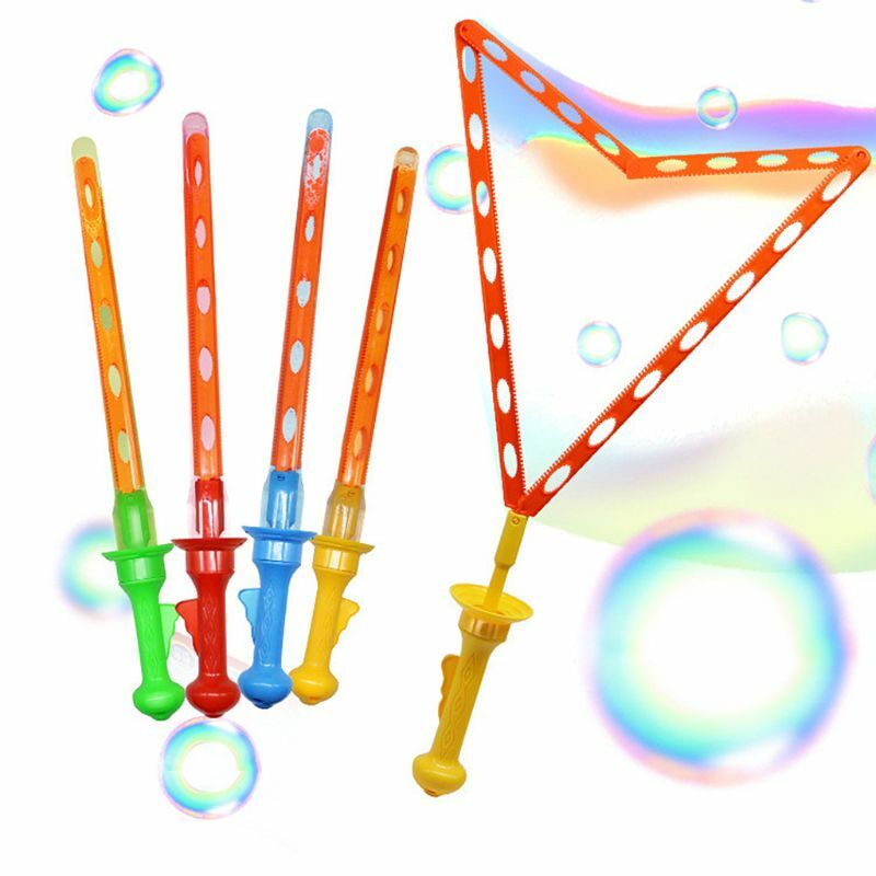 Bastões de bolhas grandes para crianças, brinquedo aleatório ao ar livre, bolha de sabão, aleatório, 1pc, 46cm