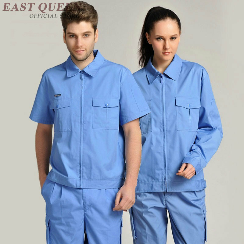 Uniforme de oficina para homens, macacão de mangas compridas, uniforme de trabalho de alta qualidade de primavera, verão dd922 l