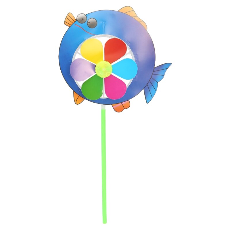 HBB 만화 동물 풍차 바람 스피너 바람개비 홈 정원 마당 장식 어린이 장난감