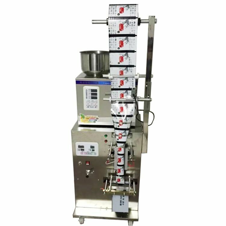 Máquina automática de sellado para envasado de azúcar, condimentos, sal, 2-100g