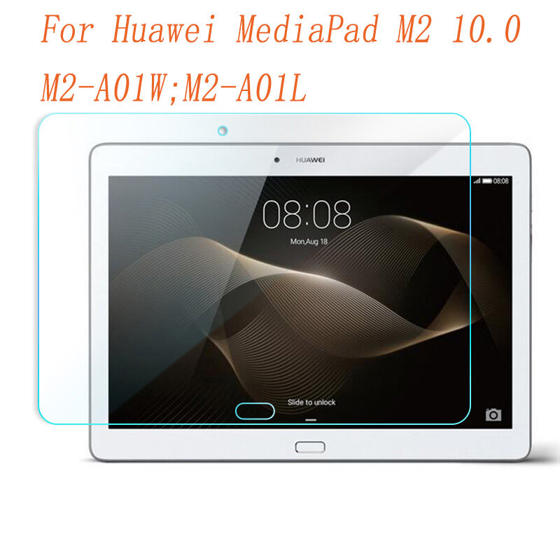 Protector de pantalla de vidrio templado HD para Huawei MediaPad M2 10,0, Protector de pantalla para Huawei MediaPad M2 de 10,0 pulgadas, película de vidrio 9H