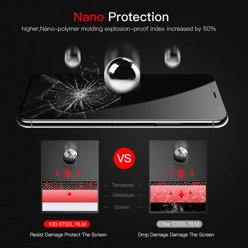 Suntaiho-cristal protector 9D para iPhone, protector de pantalla de vidrio para iPhone X, XS, 6, 6S, 7, 8 plus, 13, 12 pro Max, 11, XR