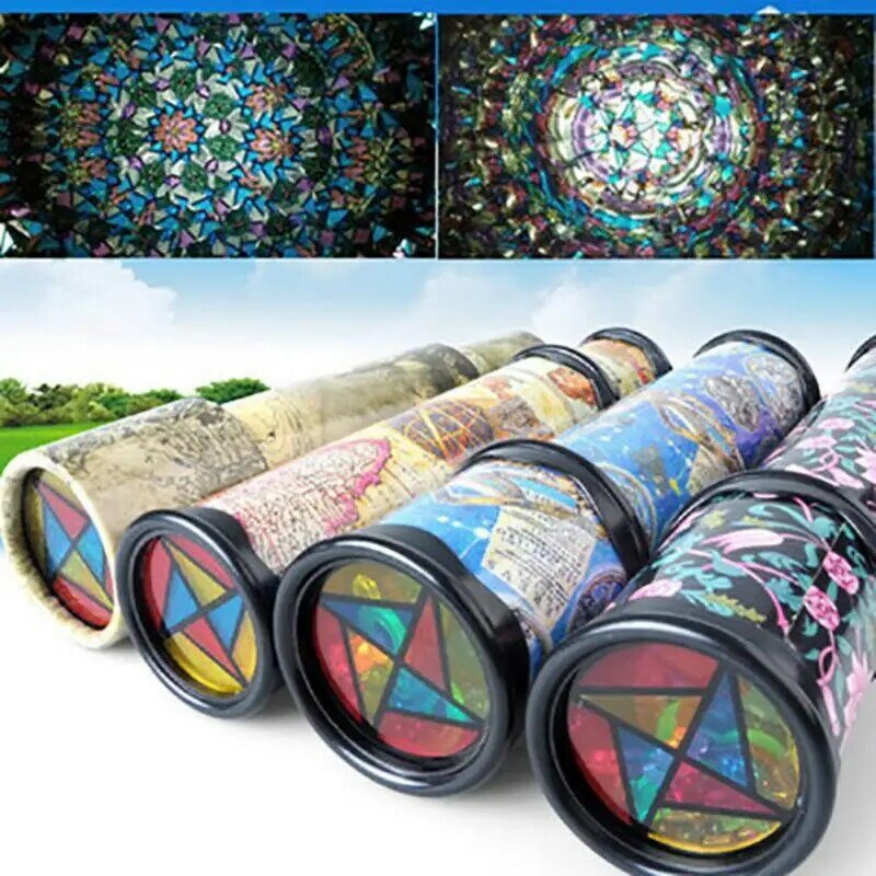 30/27/21cm Kids Scalable Rotating Kaleidoscopes Advanced Rotation Adjustable Fancy Color World Toys for Boys-20 калейдоскоп