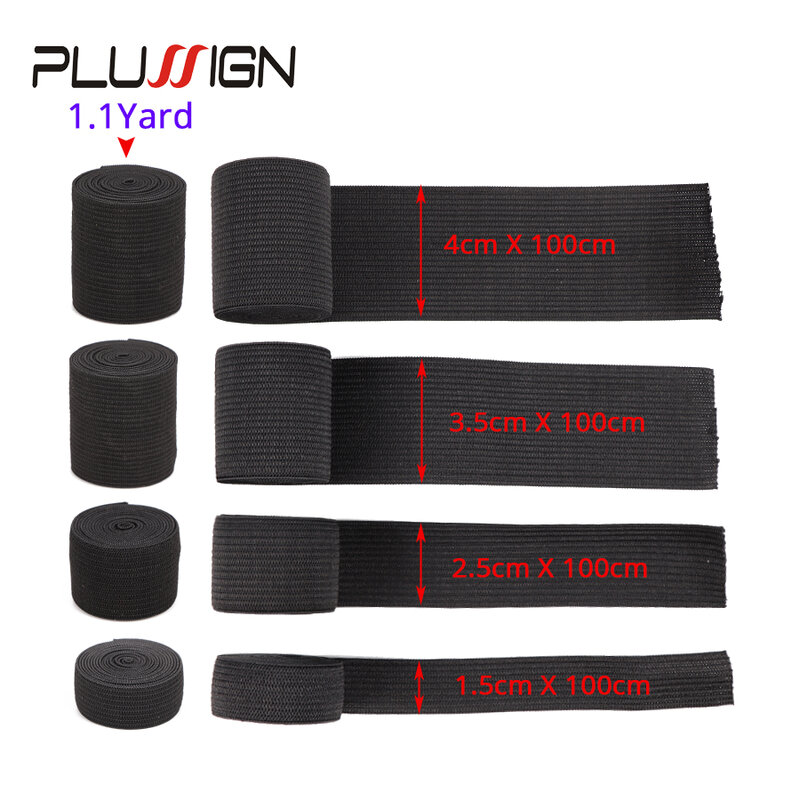 Waistband Elastic Band For Wigs Rubber Band For Sewing Nylon Bands 1.5/2.5/3.5/4Cm Width Strong Great Thick Elastic Wig Material